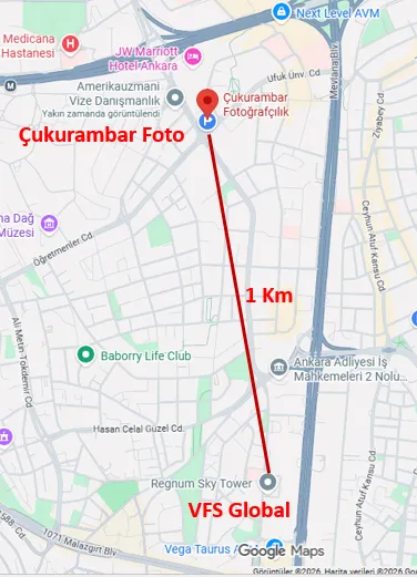 Çukurambar Fotoğraf — VFS Global yakını